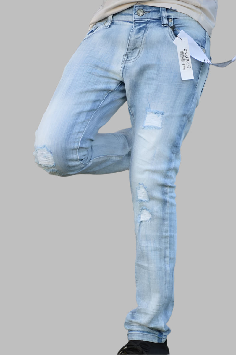 DZTR Stretch Jeans (Light Blue) 