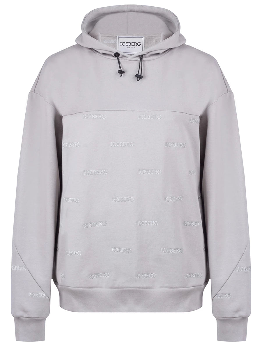 Cotton hoodie in oyster from ICEBERG.
Semi-fitted model with long sleeves and a hood with a drawstring.&nbsp;
The hoodie will complement everyday looks with comfortable jeans and sneakers.