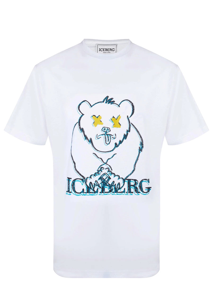 Bear Logo 5D T-Shirt (White)