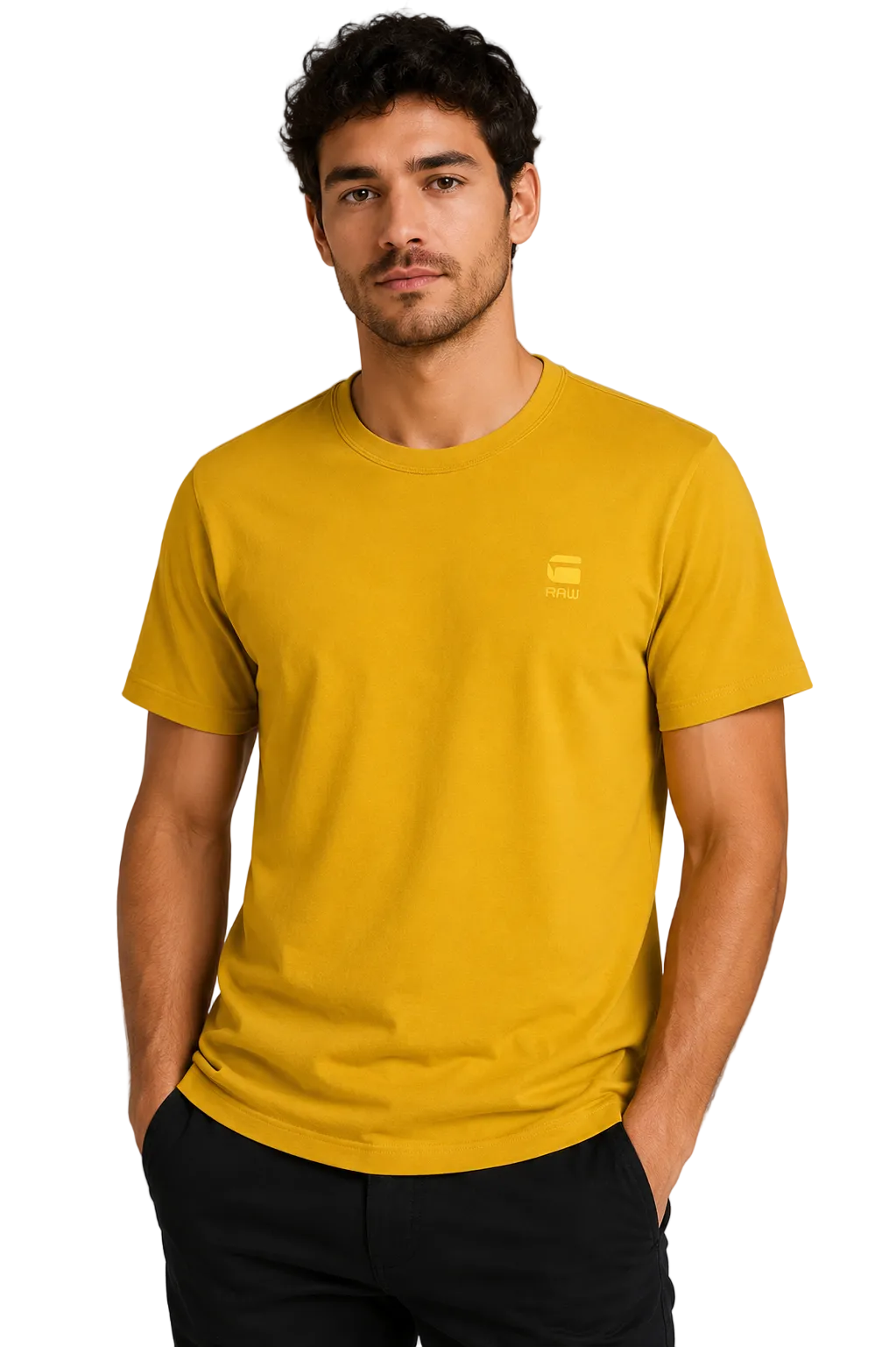 Men’s Samosa color graphic cotton t-shirt with designer-inspired logo print