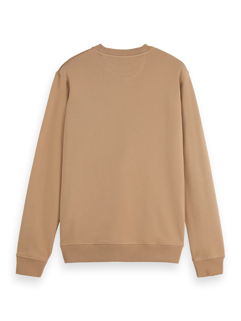 Scotch & Soda regular fit sweatshirt with minimalist chest logo.