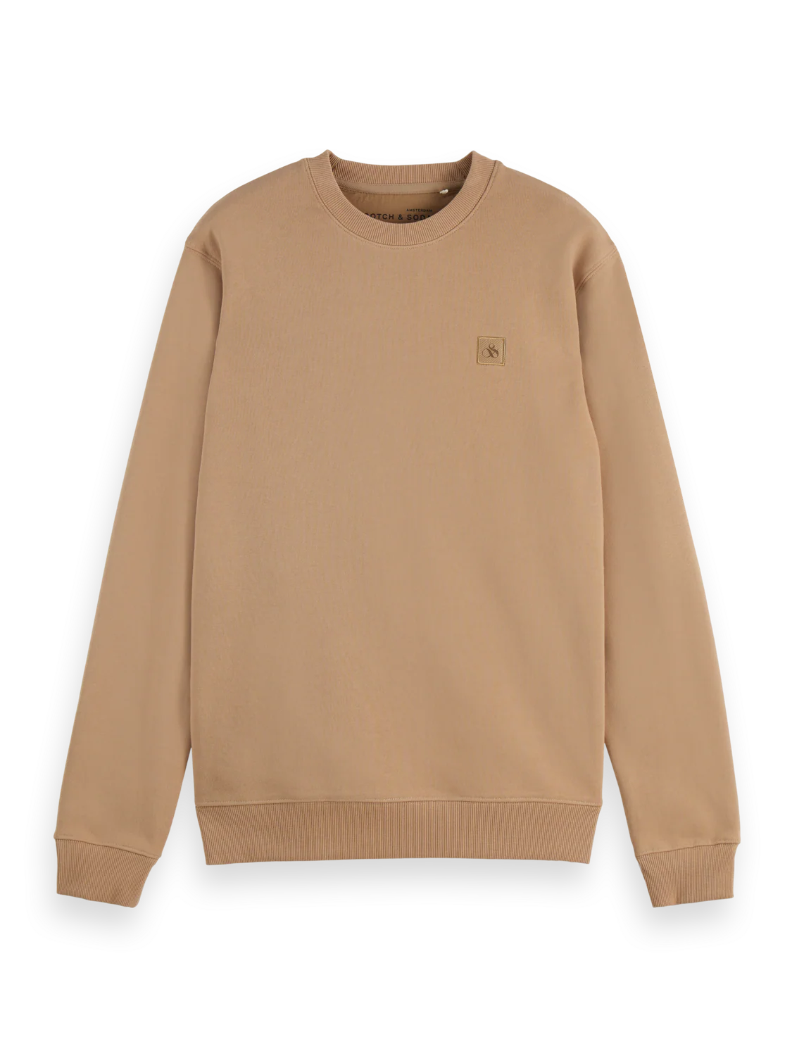 Scotch & Soda regular fit sweatshirt with minimalist chest logo.