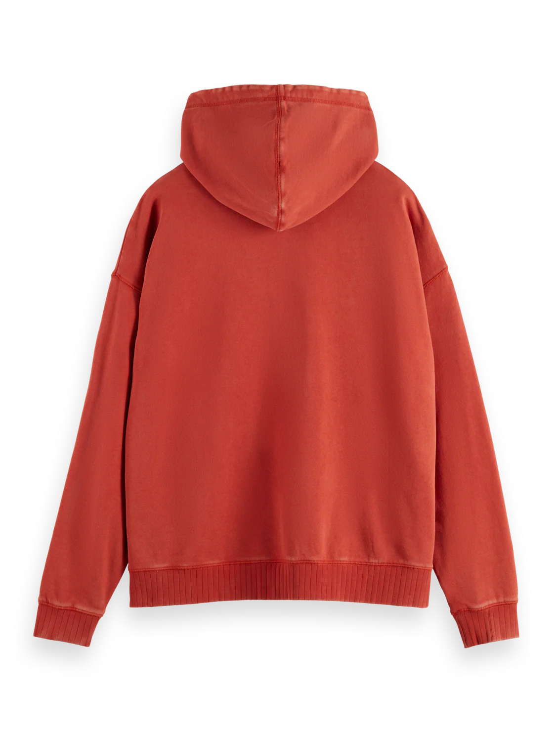 Scotch & Soda washed hoodie with bold graphic artwork and relaxed fit