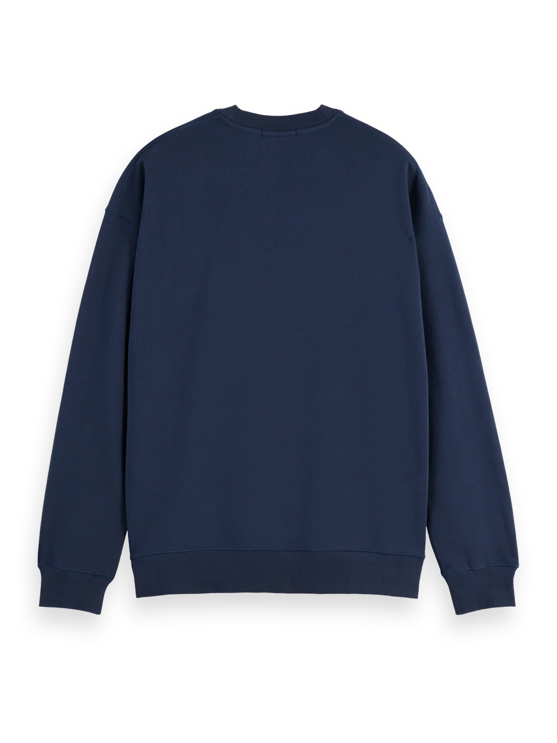 Scotch & Soda regular-fit sweatshirt in cotton with subtle logo embroidery