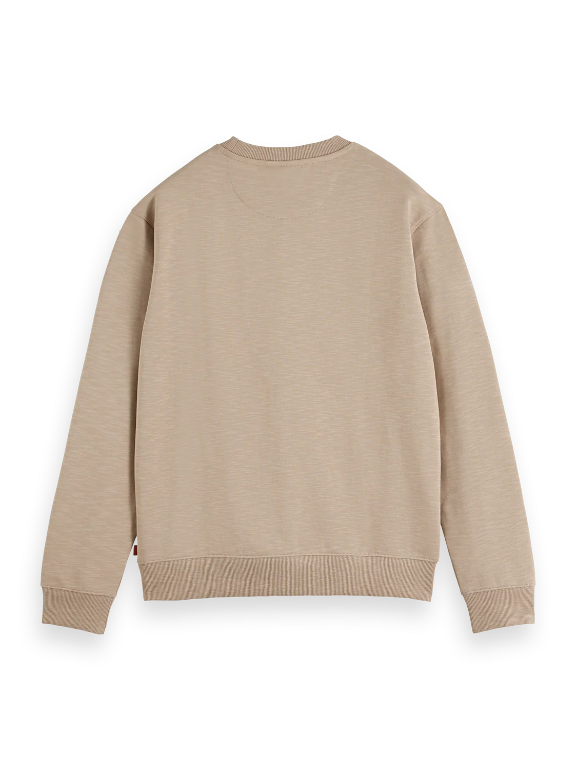 Scotch & Soda crew neck sweatshirt in cotton with bold logo detail and regular fit