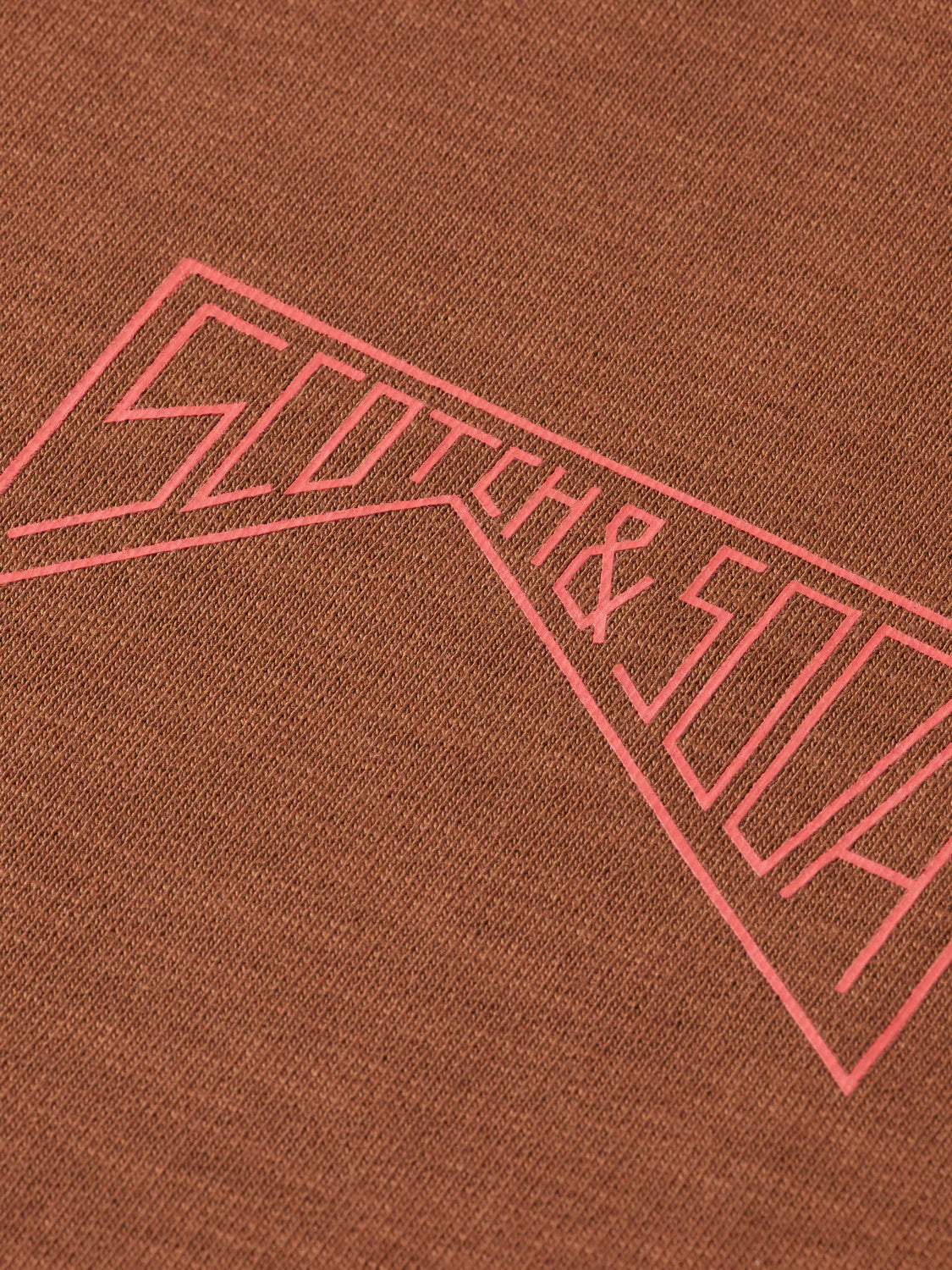 Scotch & Soda crew neck sweatshirt with bold logo detail and regular fit