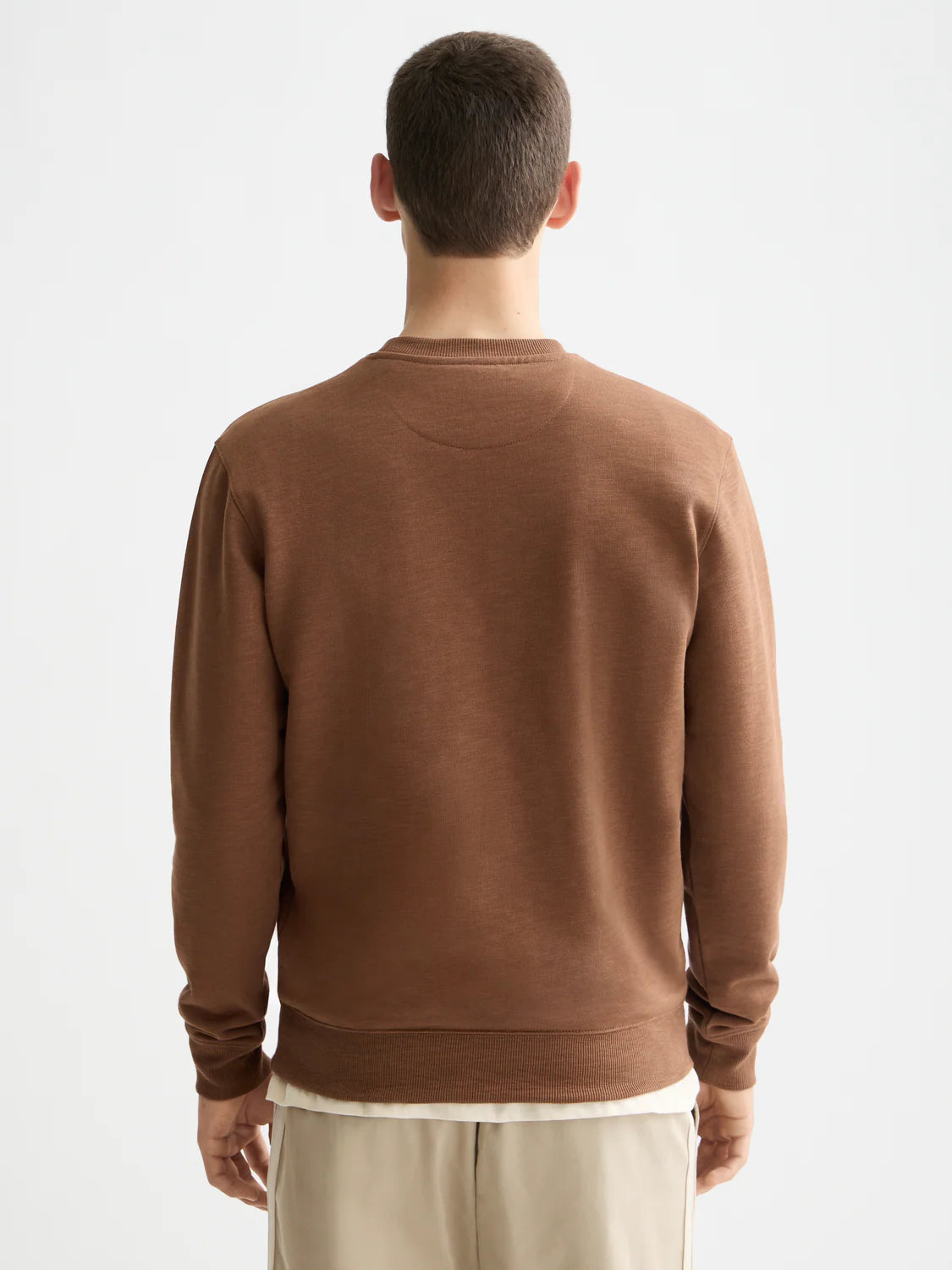 Scotch & Soda crew neck sweatshirt with bold logo detail and regular fit