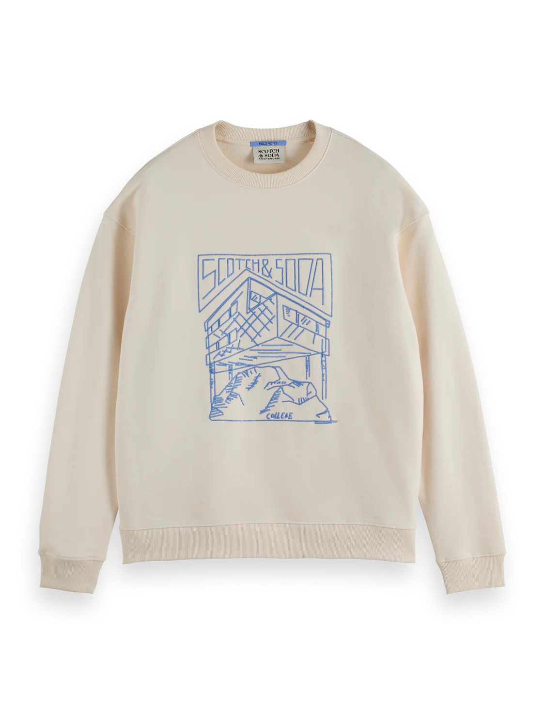 Scotch & Soda relaxed-fit sweatshirt with bold graphic artwork