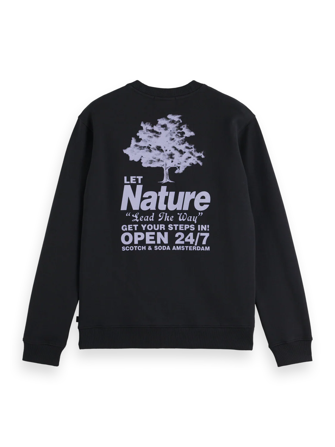 Scotch & Soda regular-fit sweatshirt with bold front and back artwork