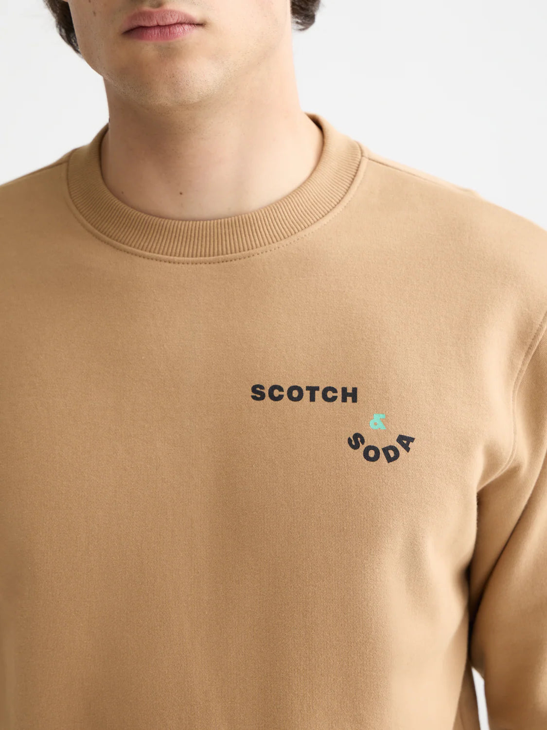 Scotch & Soda sweatshirt with bold front and back artwork in regular fit