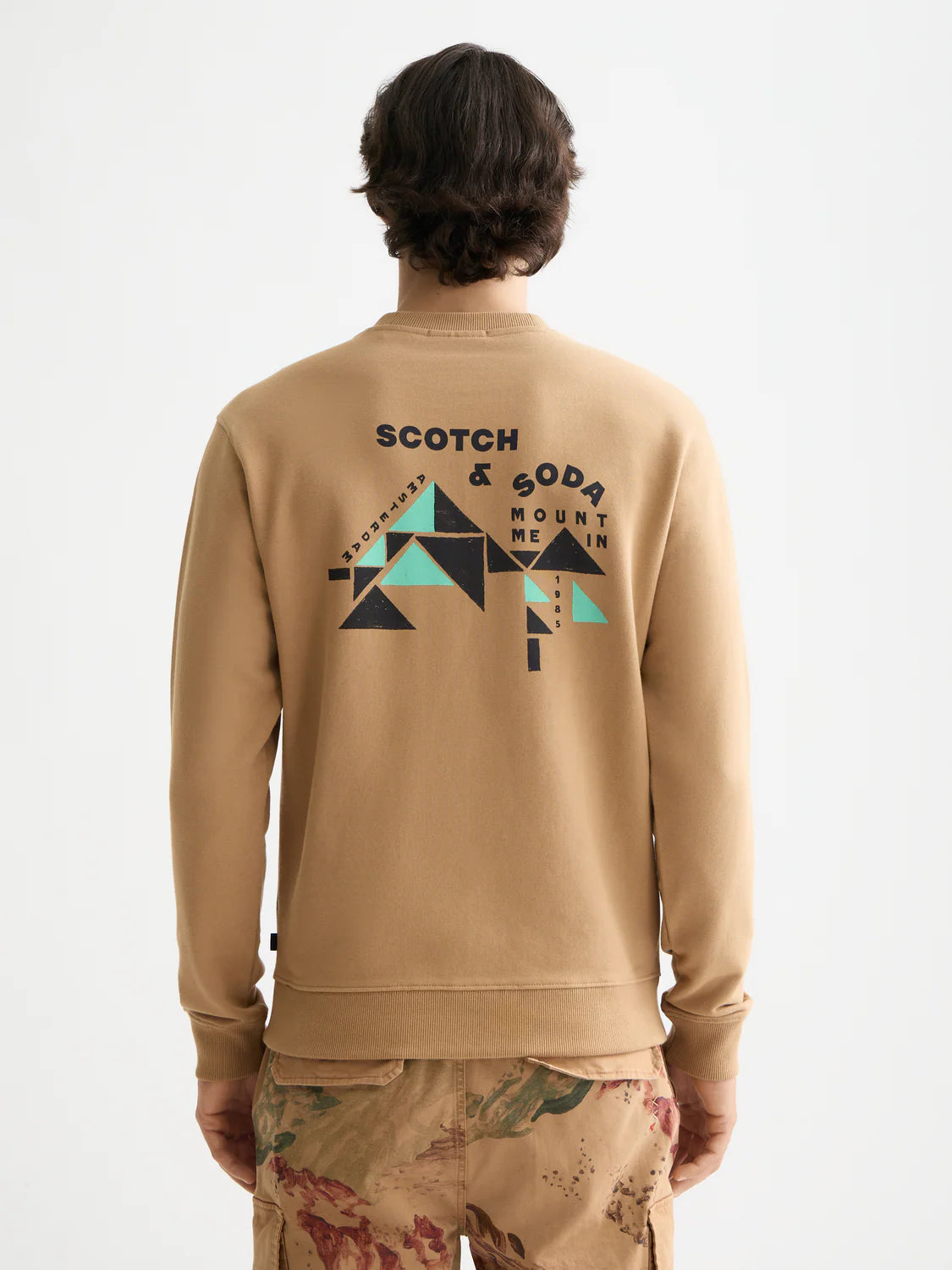 Scotch & Soda sweatshirt with bold front and back artwork in regular fit