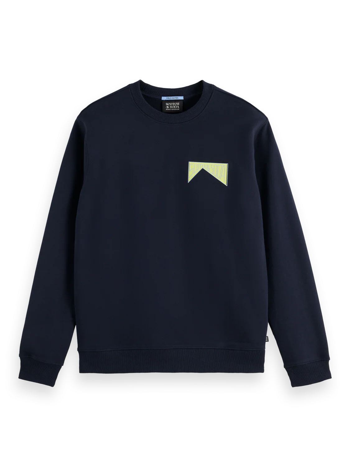 Scotch & Soda regular-fit sweatshirt with bold artwork on front and back