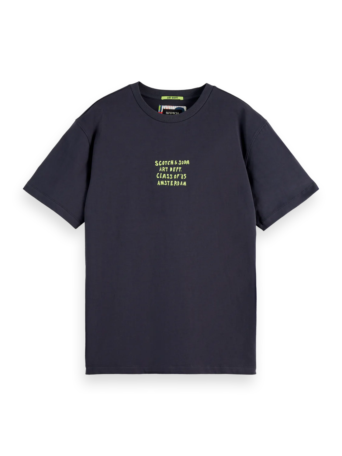 “Relaxed-fit t-shirt with bold front artwork design”