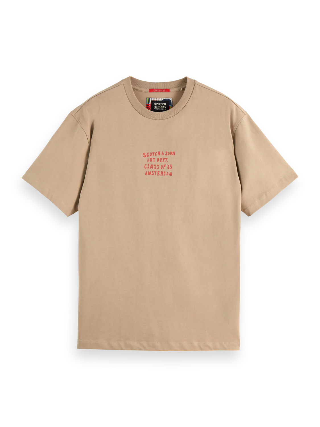 “Relaxed-fit t-shirt with bold front artwork design”