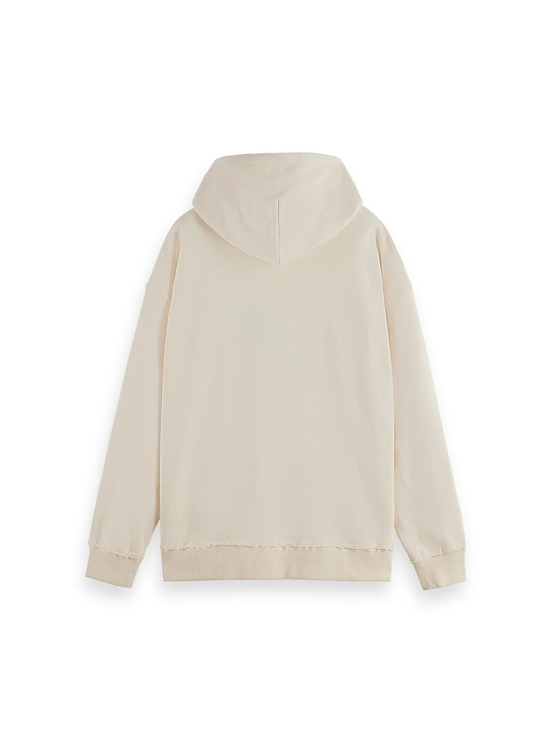 Scotch & Soda loose-fit hoodie with bold embroidered artwork and relaxed silhouette