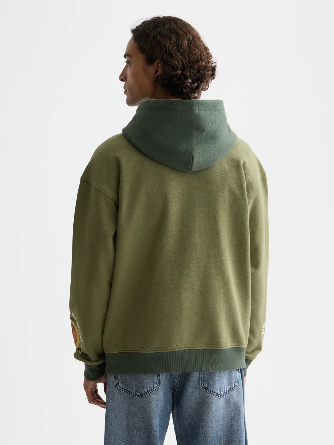 Scotch & Soda 40th Anniversary embroidered relaxed-fit cotton hoodie.