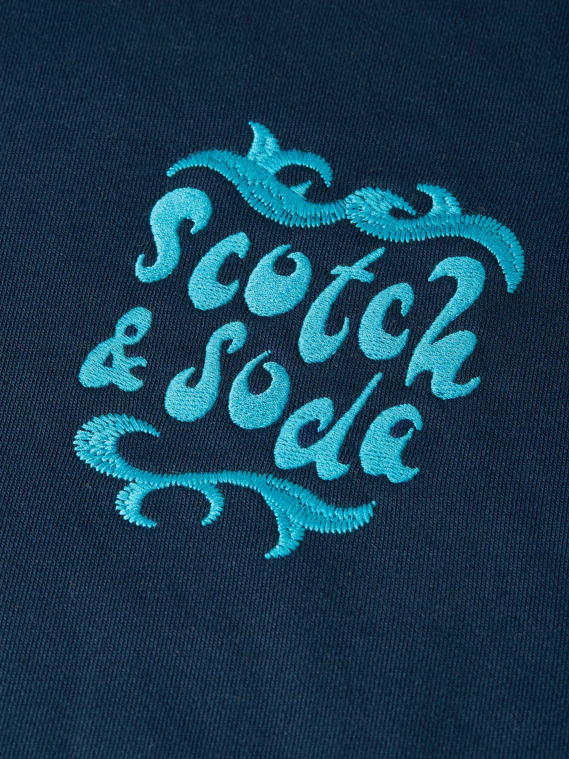 SCOTCH & SODA loose-fit hoodie with bold artwork on the front and back, made from 100% cotton.