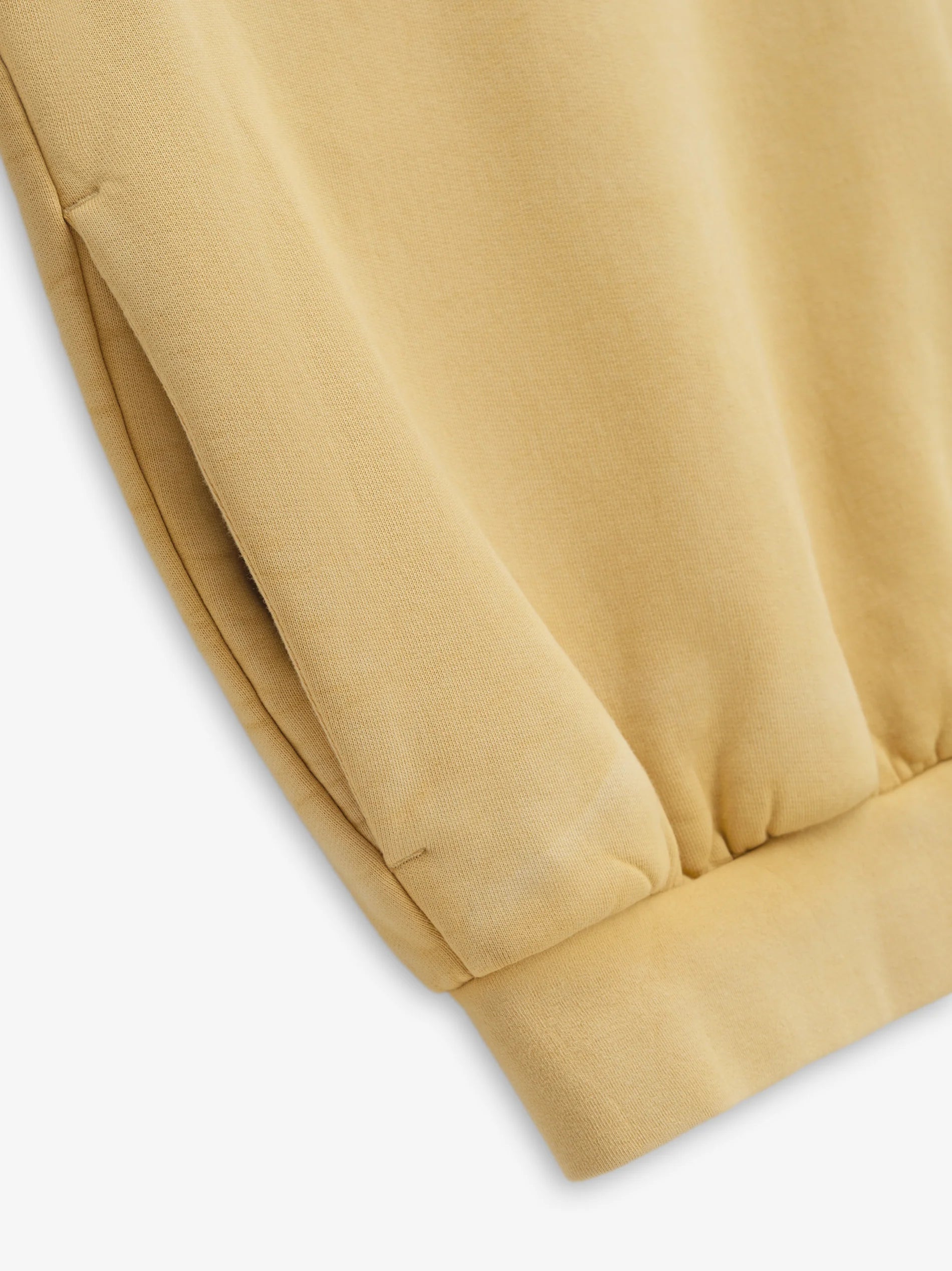 Amber ESSENTIALS fleece hoodie featuring logo detailing on chest and back with ribbed cuffs and hem.