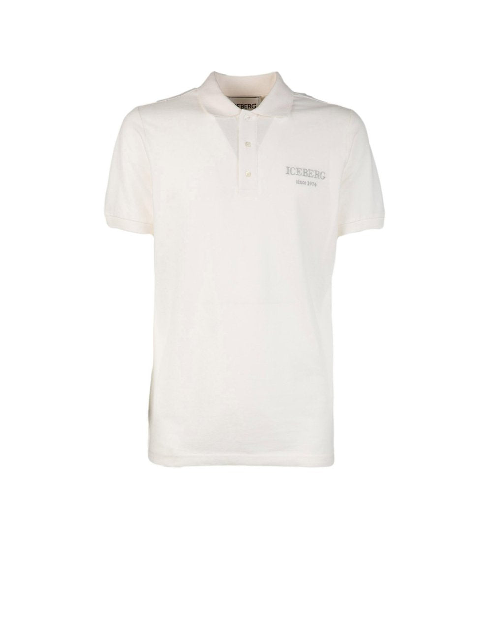 Iceberg Logo L5 Polo Shirt (White)