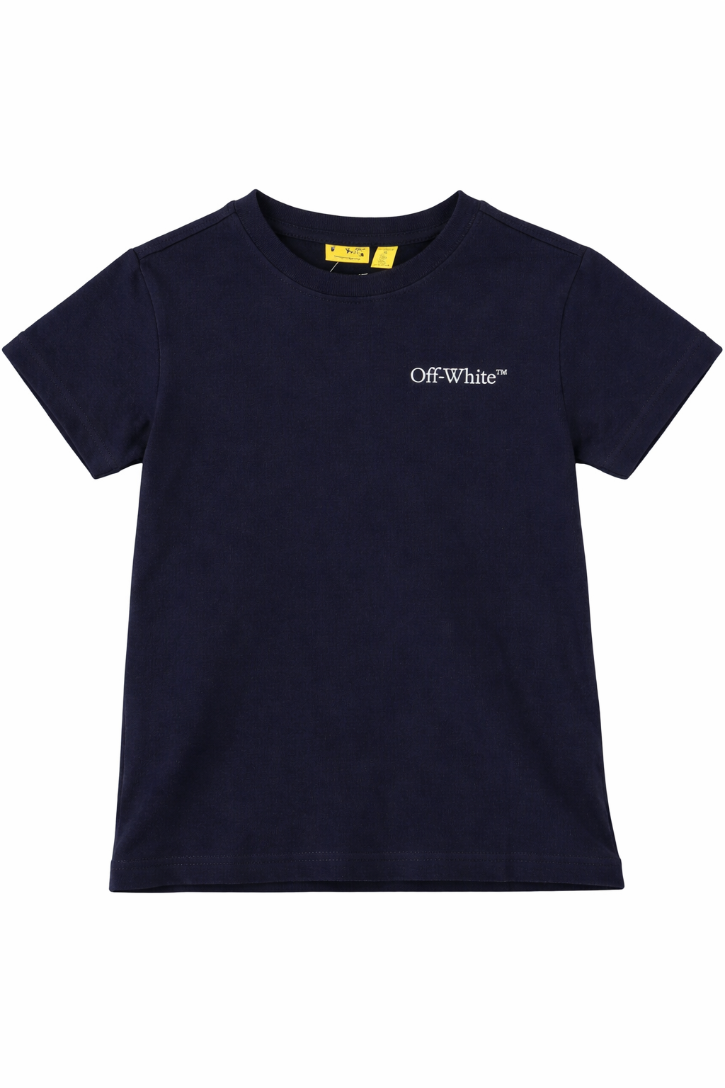 Dark navy basic fit t-shirt with dripping arrow graphic print on the back.