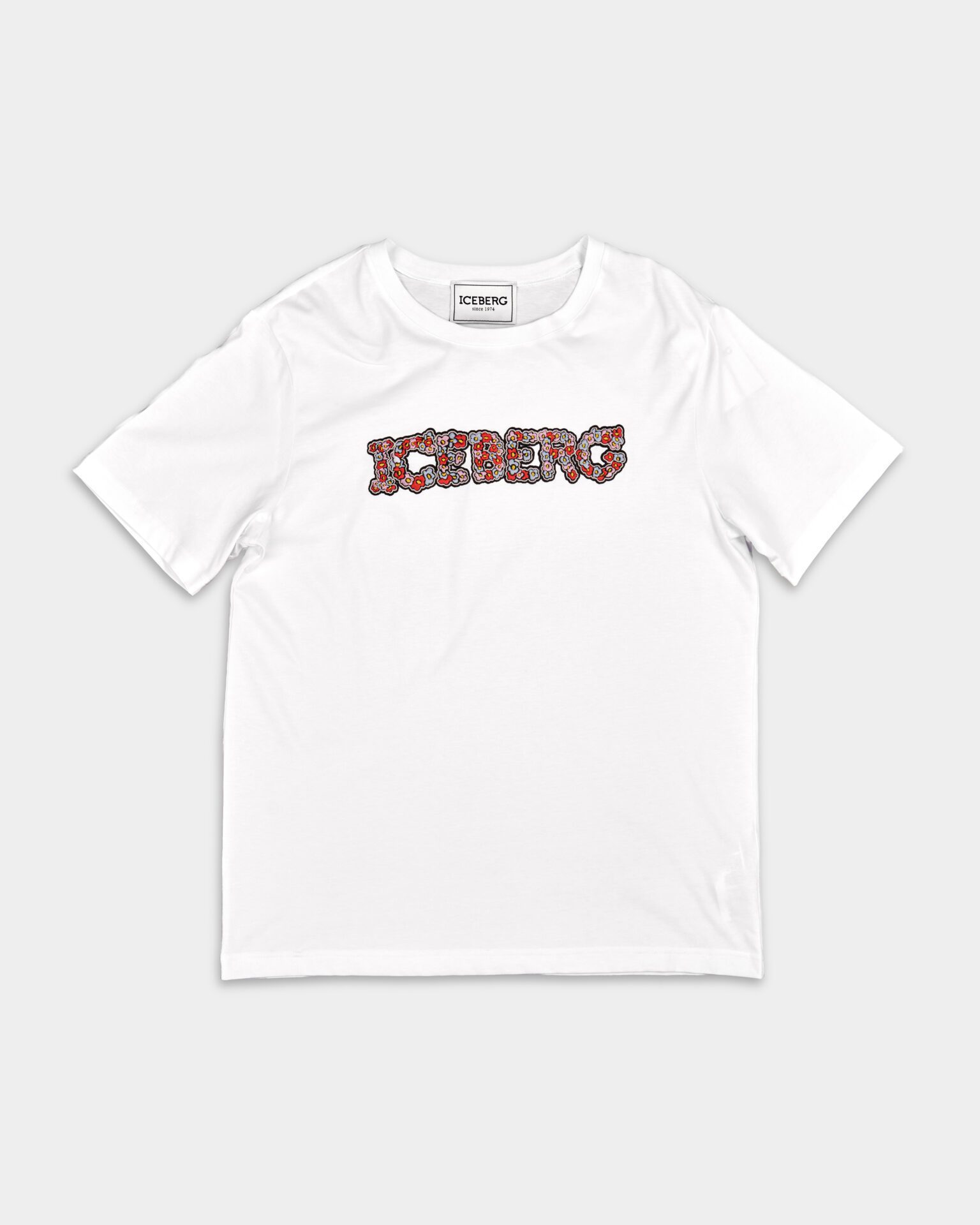 Flower Logo 5D T-Shirt Iceberg (White)