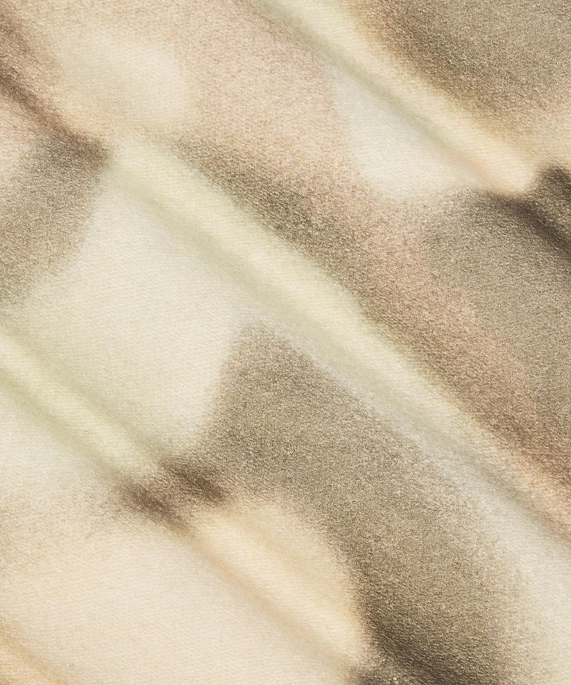 Paper Planes Airbrushed Camo Crewneck in multi-color with embroidered front detail and silicone flag, oversized fit.