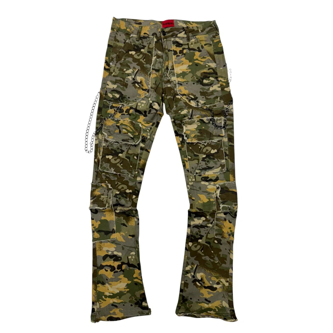 4 Cargo Pocket Flare Pant (Camo
