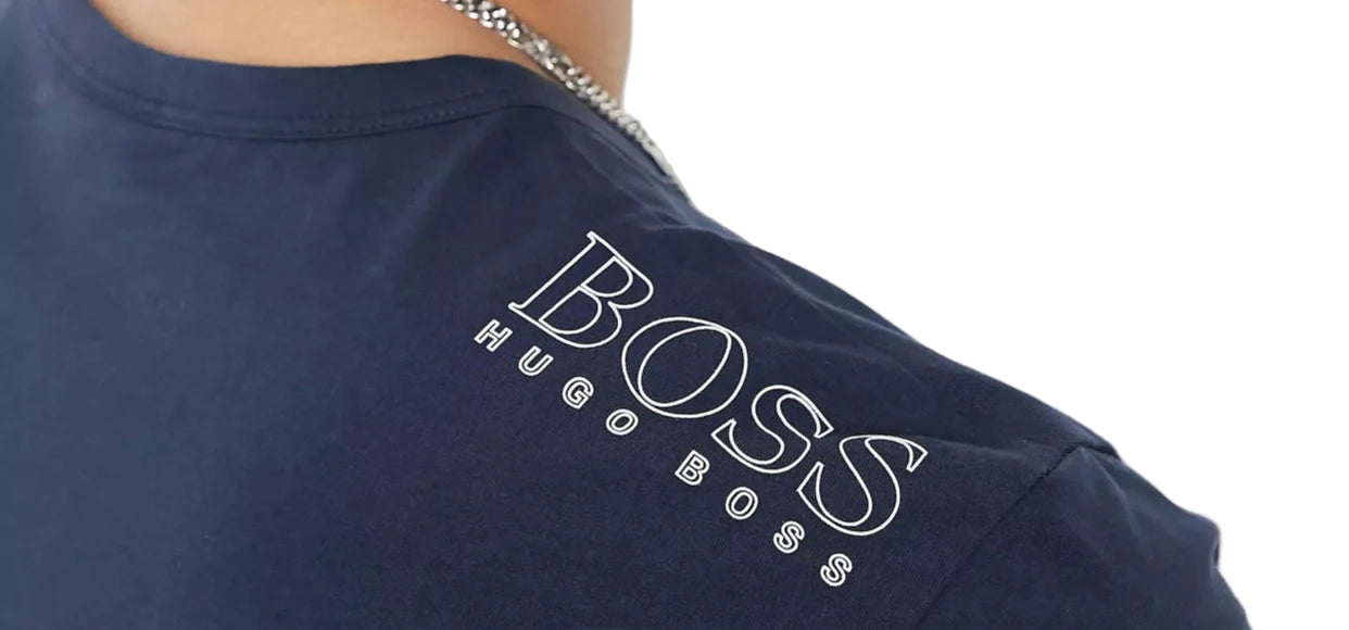 Elevate your everyday wardrobe with the Hugo Boss Basic Tee in Navy Blue, designed for men who value clean, modern style and premium comfort.