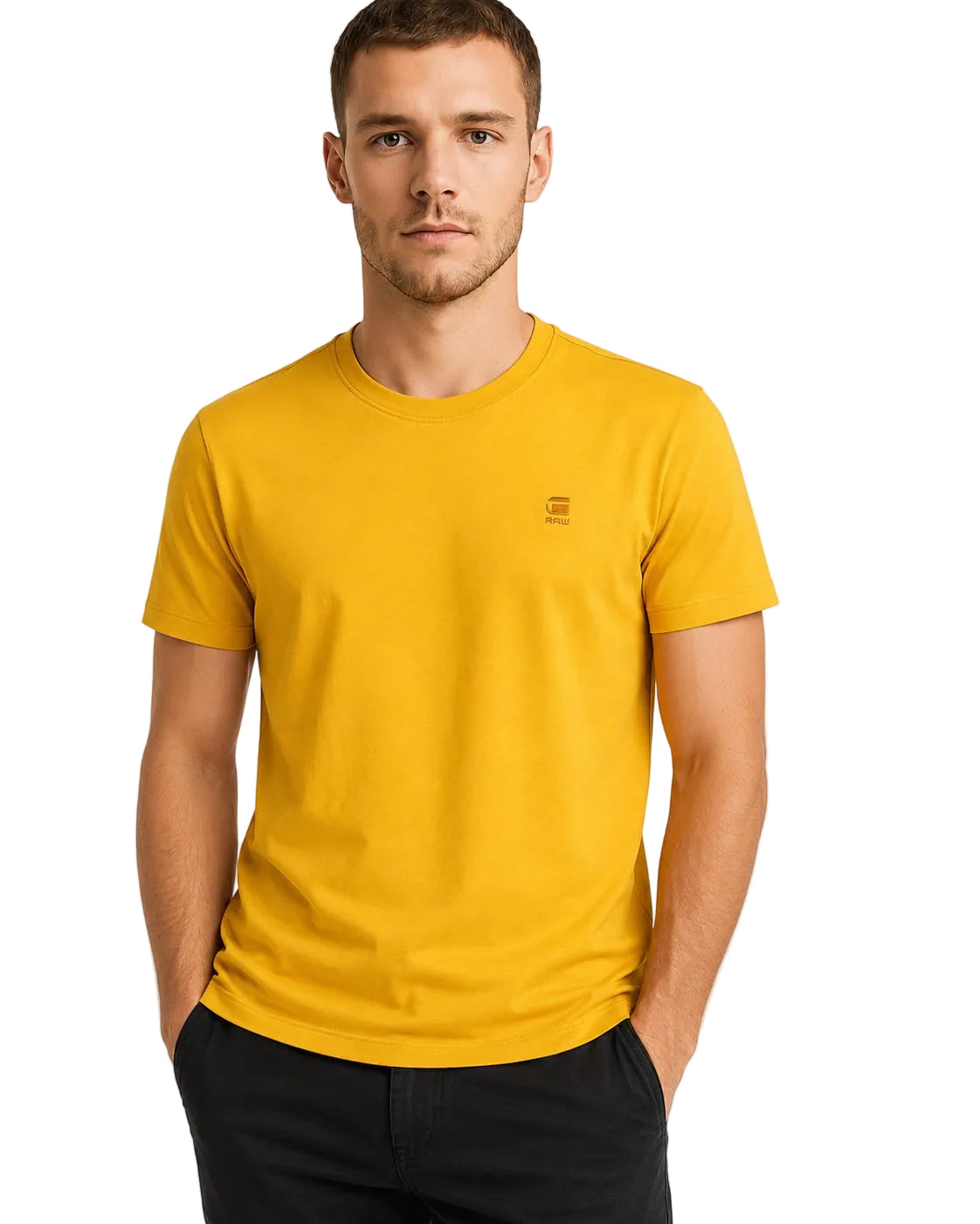Premium slim-fit Dark GOLD streetwear tee for casual urban fashion