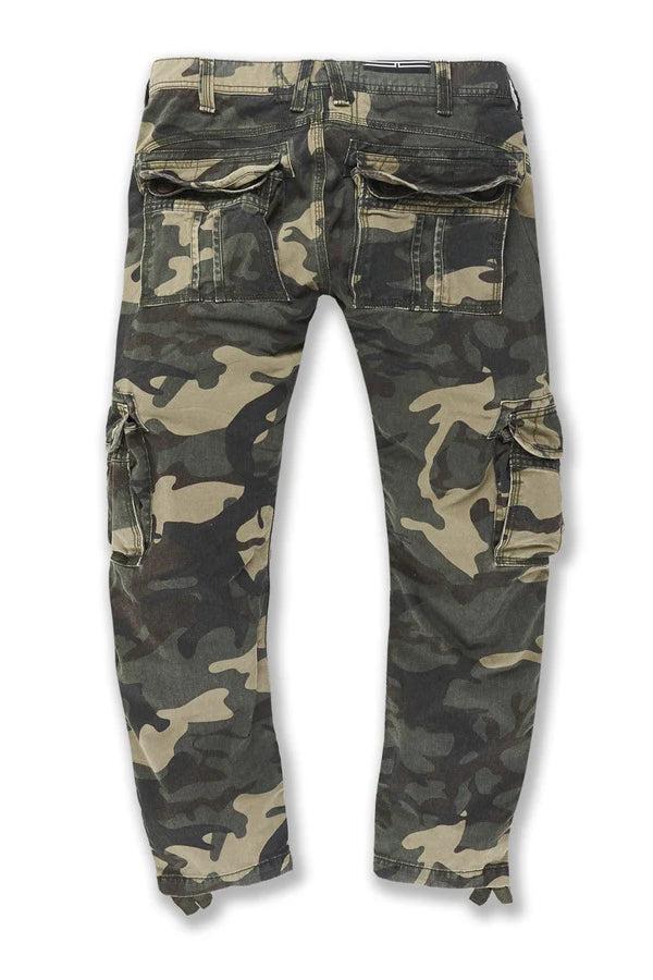  Xavier loose fit cargo pants with straight leg, side cargo pockets, and 100% cotton construction