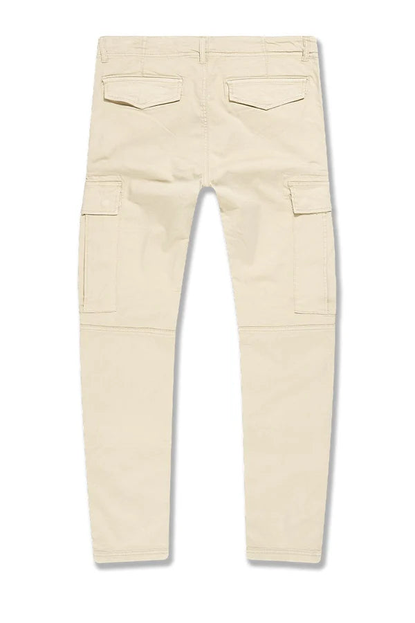 Jordan Craig Collins cargo pants with straight fit, side cargo pockets, and cotton stretch fabric for modern utility styling