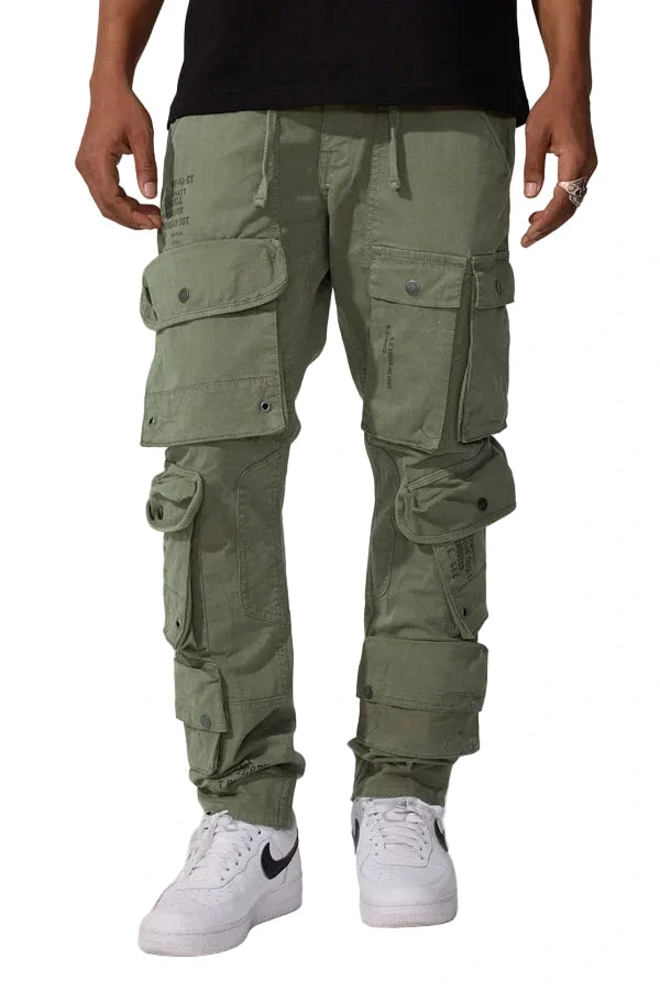 Jordan Craig Defcon cargo pants in slim taper fit with herringbone fabric, zip cargo pockets, and modern utility design