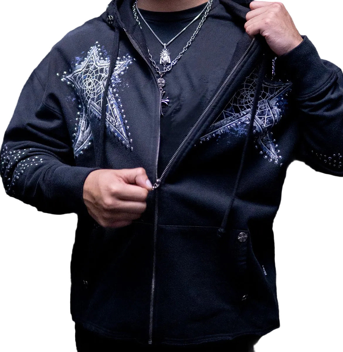 Black Hudson Outerwear Dreamcatcher Fleece Hoody.