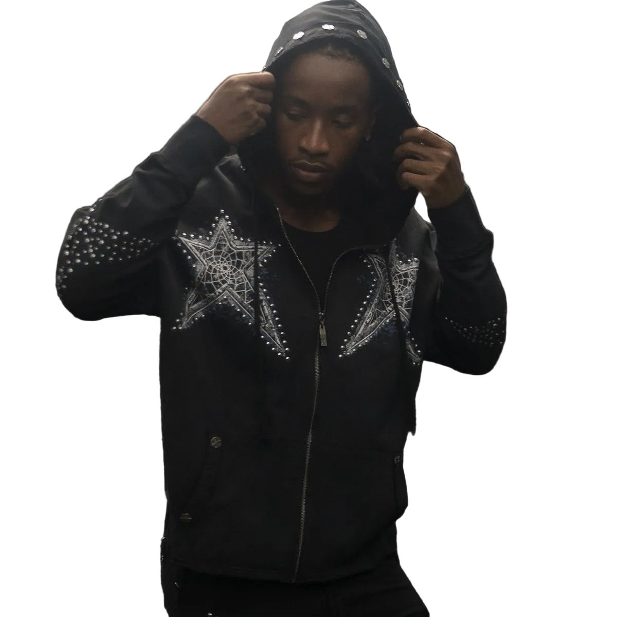 Black Hudson Outerwear Dreamcatcher Fleece Hoody.