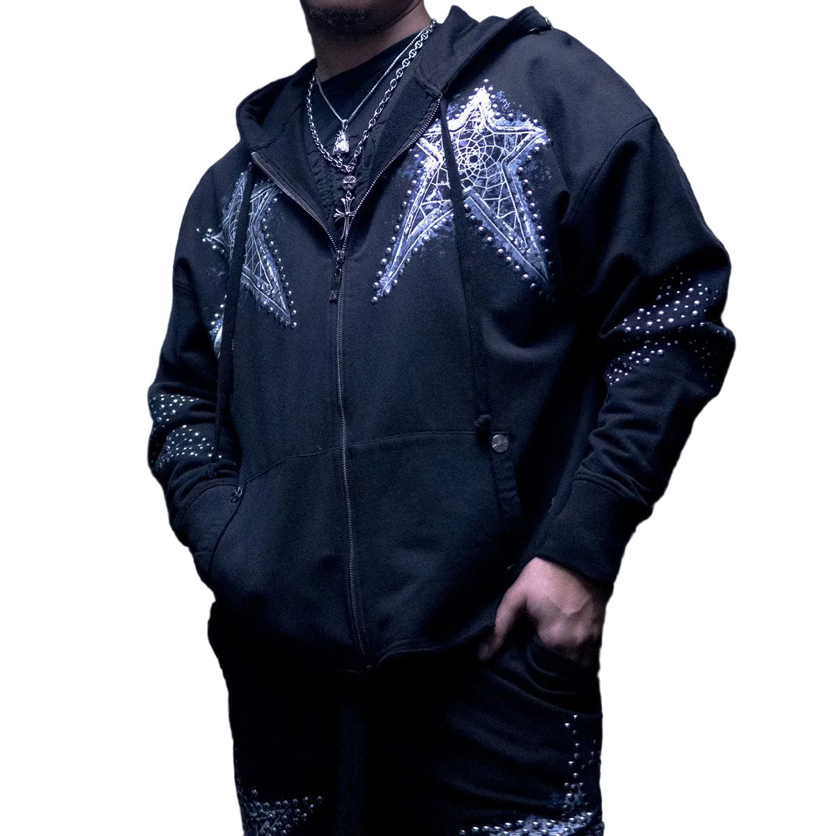 Black Hudson Outerwear Dreamcatcher Fleece Hoody.