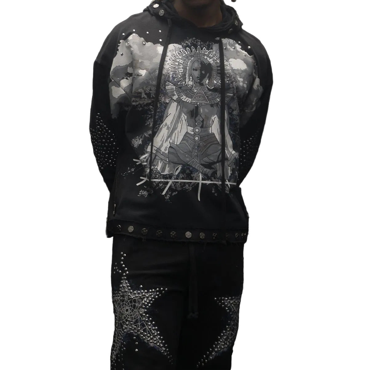 Black Hudson Outerwear Dreamcatcher Fleece Hoody.
