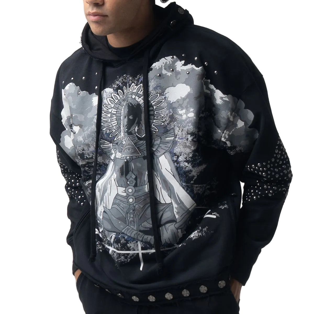 Black Hudson Outerwear Dreamcatcher Fleece Hoody.