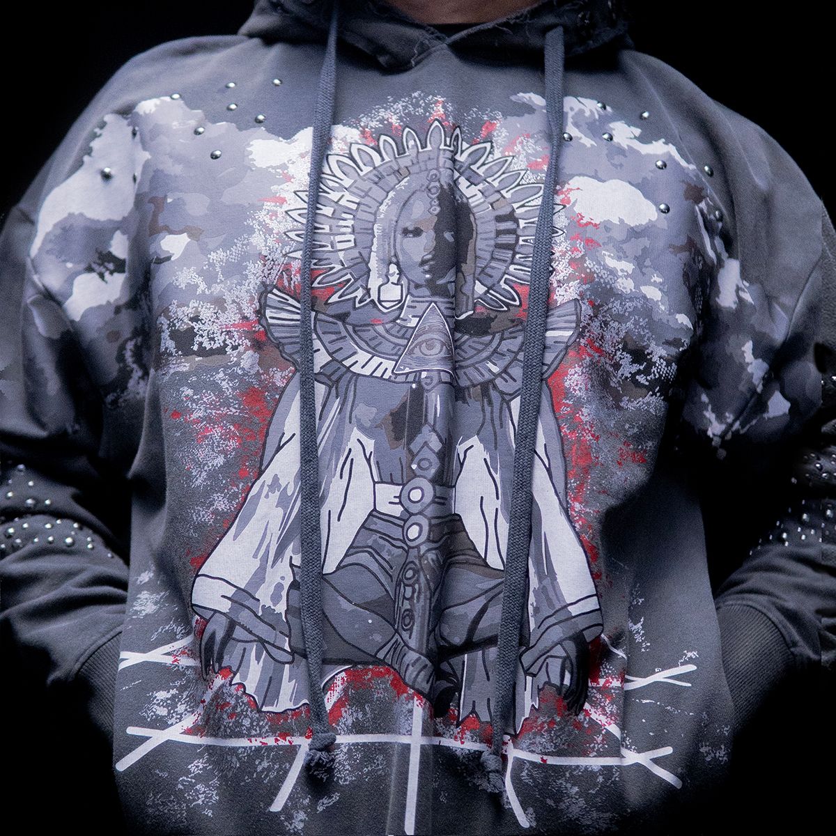 Grey Hudson Outerwear Dreamcatcher Fleece Hoody.