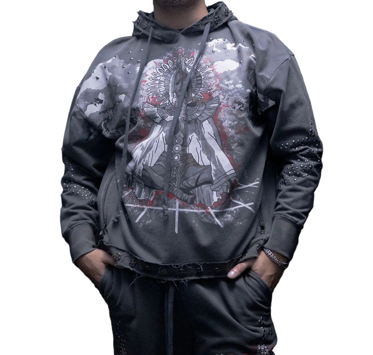 Grey Hudson Outerwear Dreamcatcher Fleece Hoody.