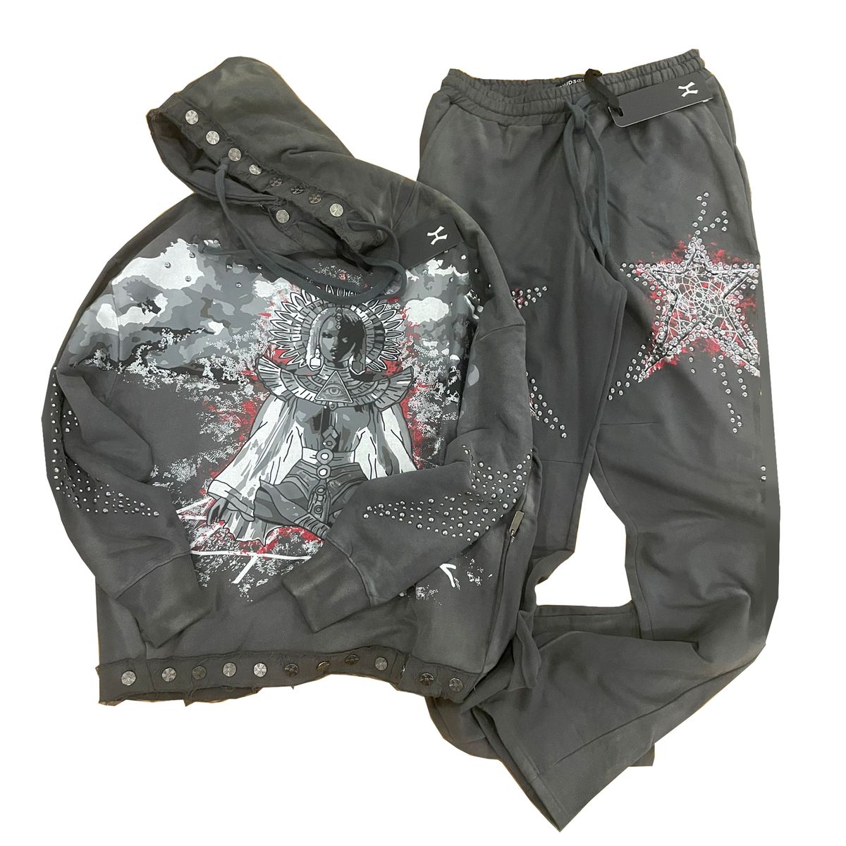 Grey Hudson Outerwear Dreamcatcher Fleece Hoody.