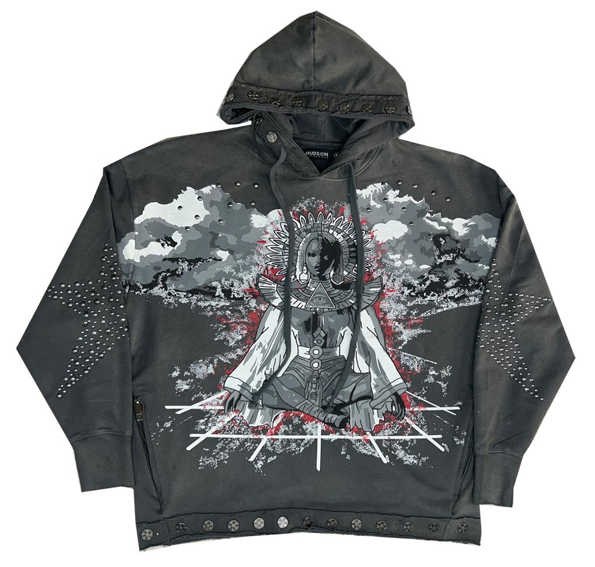 Grey Hudson Outerwear Dreamcatcher Fleece Hoody.