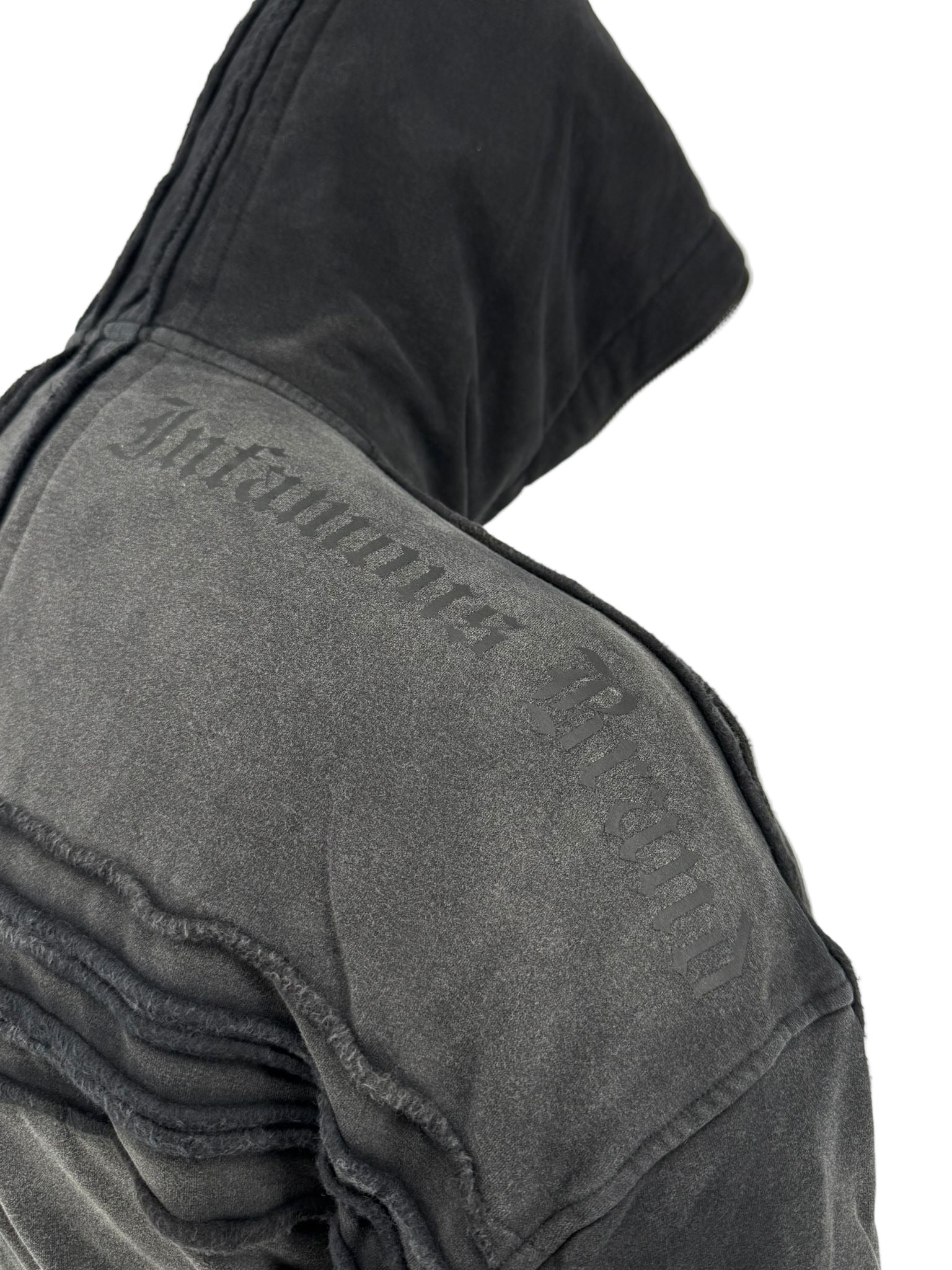 Dazzle Night Full-Zip Hoodie in black with soft fleece construction, full-zip design, and matching jogger.