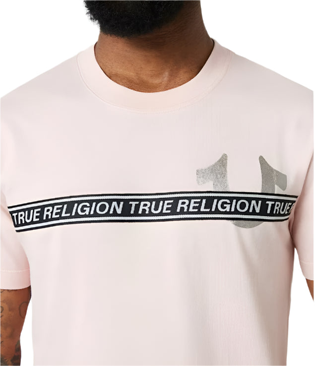 Foil Taping Tee (Dull Pink)