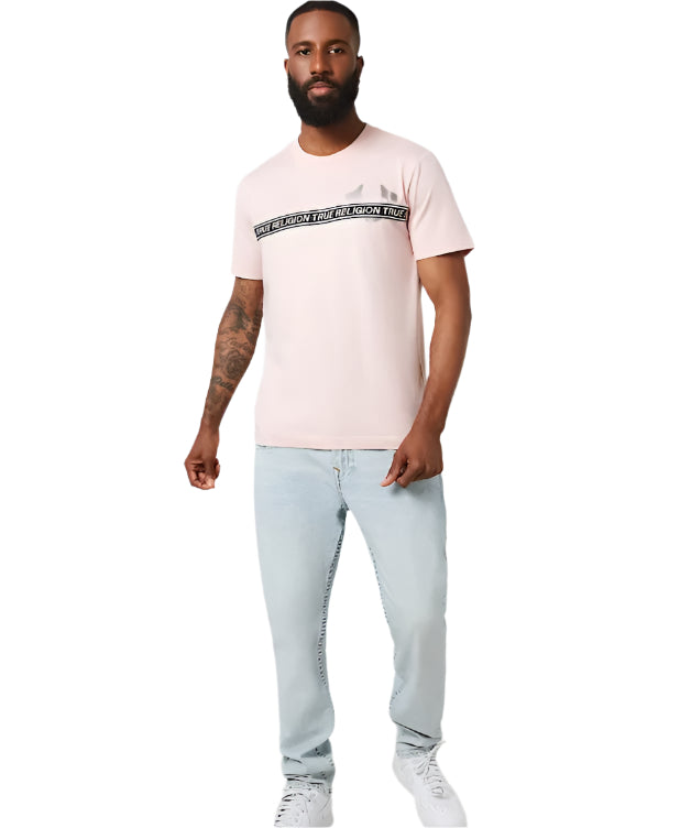 Foil Taping Tee (Dull Pink)