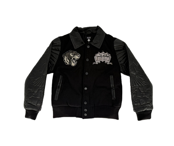 未使用　ARTISAN embroidery wool jacket black Alpha Industries x Los Angeles Lakers MA-1 Wool Varsity