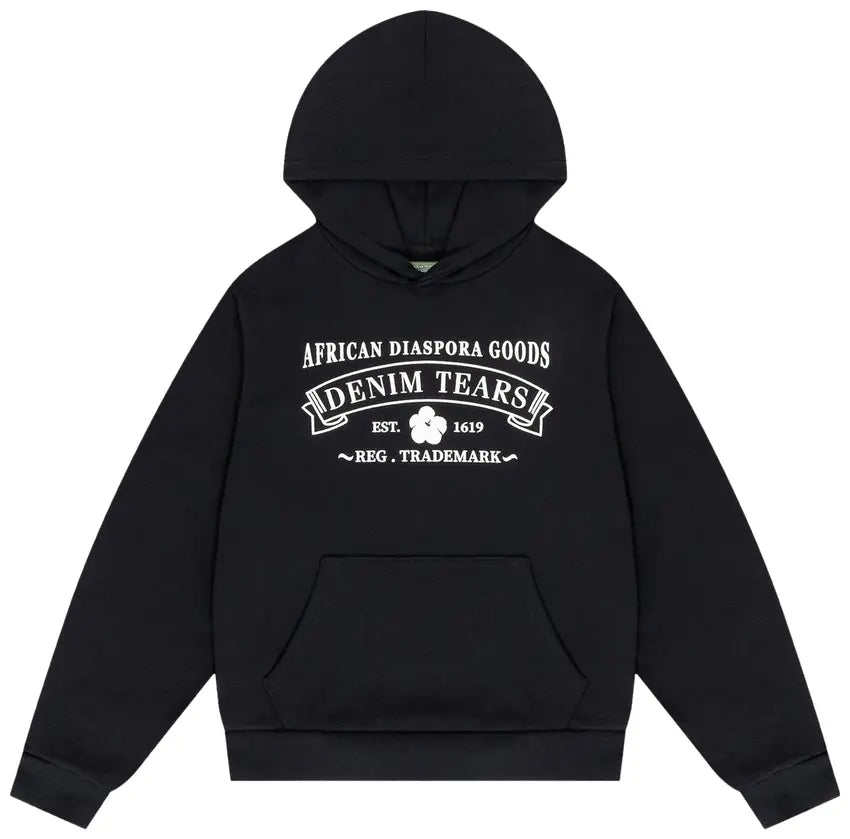 ADG Hoodie White Puff (Black)