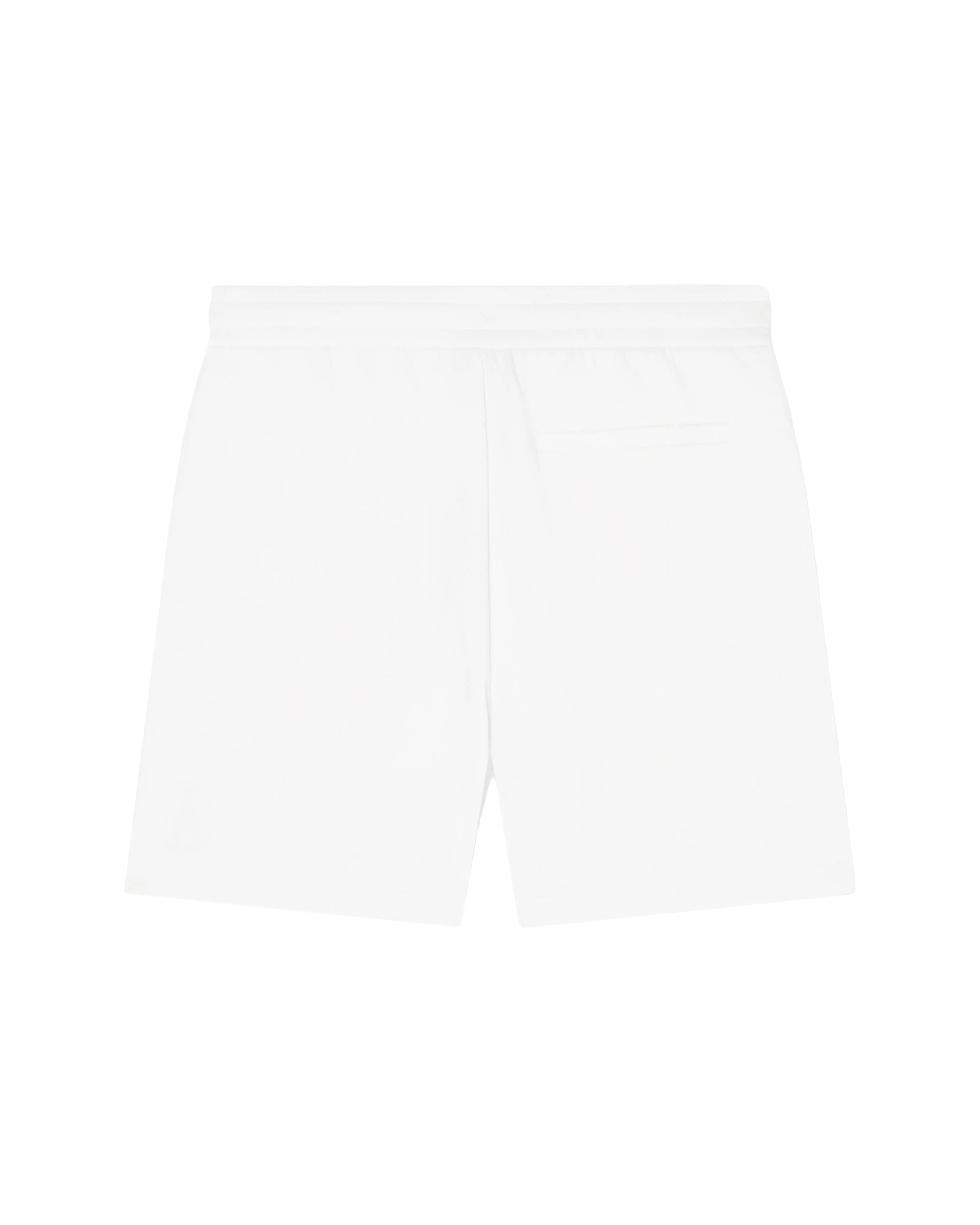 Tailored Bermuda shorts in stretch cotton blend fabric with clean silhouette, side welt pockets, and above-the-knee fit.