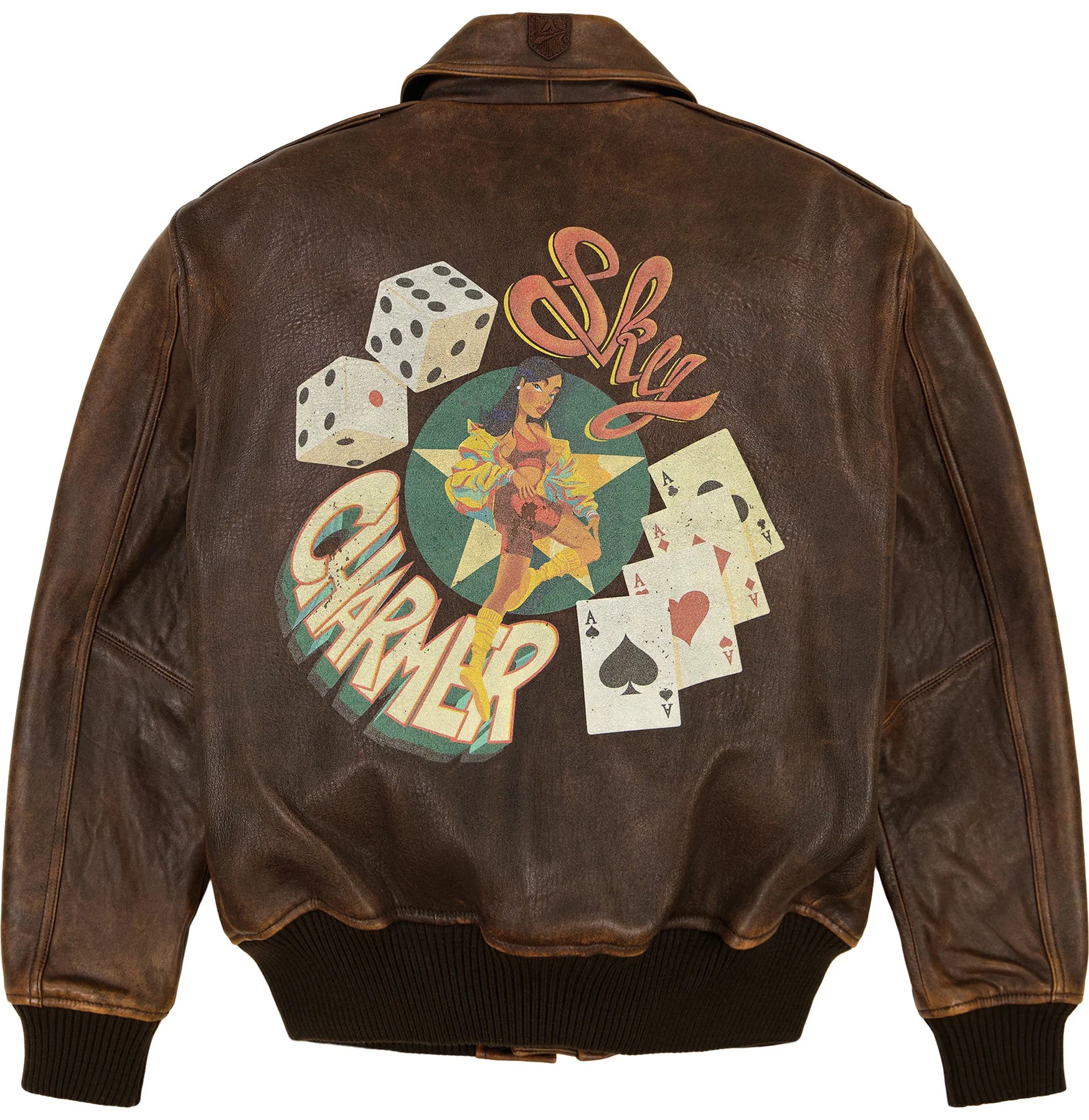 Avirex Sky Charmer A2 Jacket (Brown) - AVF241O07 – Dazzle Premium Avirex Sky Charmer A2 Jacket (Brown) - AVF241O07 – Dazzle Premium