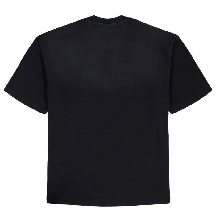 Avirex cotton jersey t-shirt with embroidered chest logo and “A” crest patch on sleeve