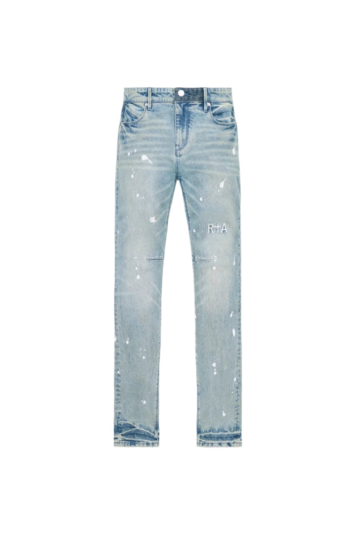 Clayton Splattered Skinny Jeans (Indigo)